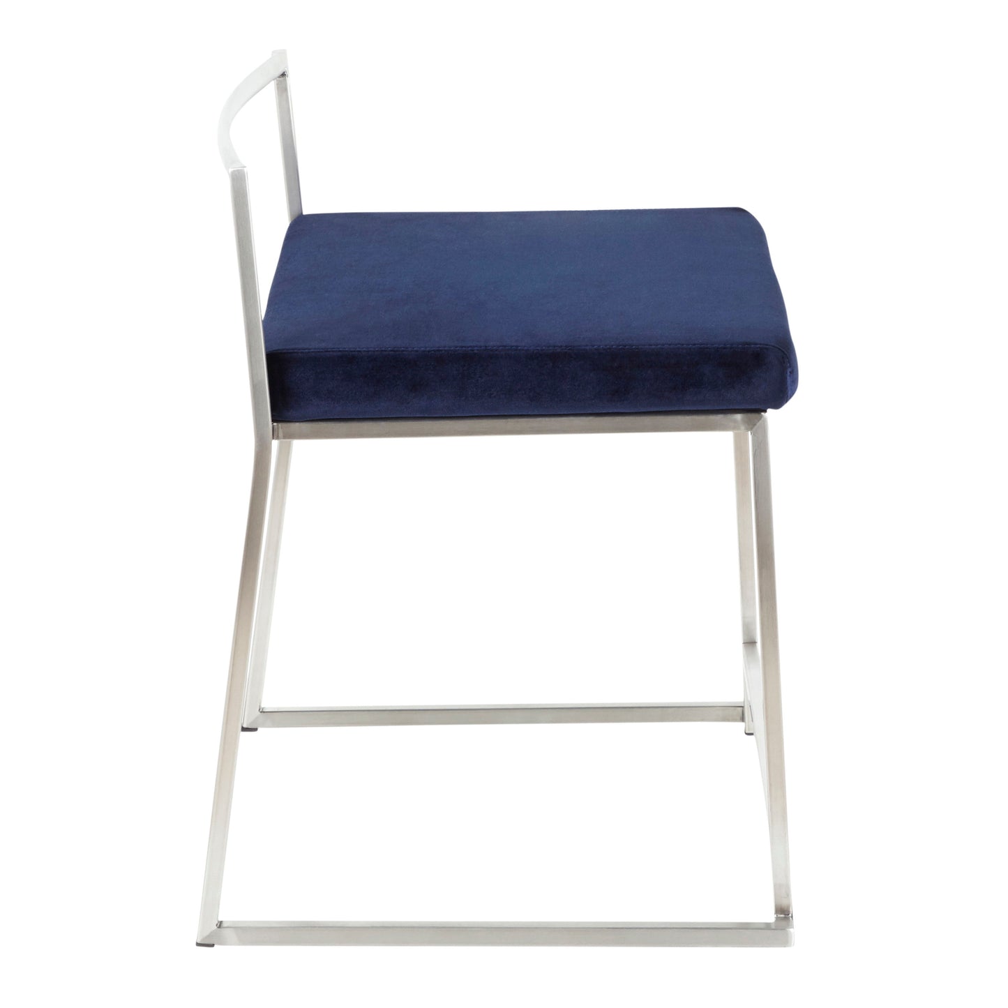 Fuji - Contemporary Stackable Dining Chair (Set of 2) - Blue