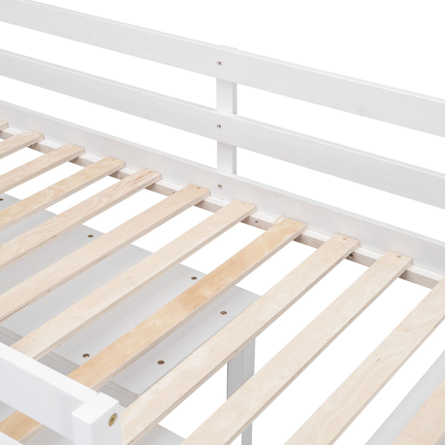 Twin Size Loft Bed With Retractable Writing Desk And 4 Drawers, With Lateral Portable Desk And Shelves - White