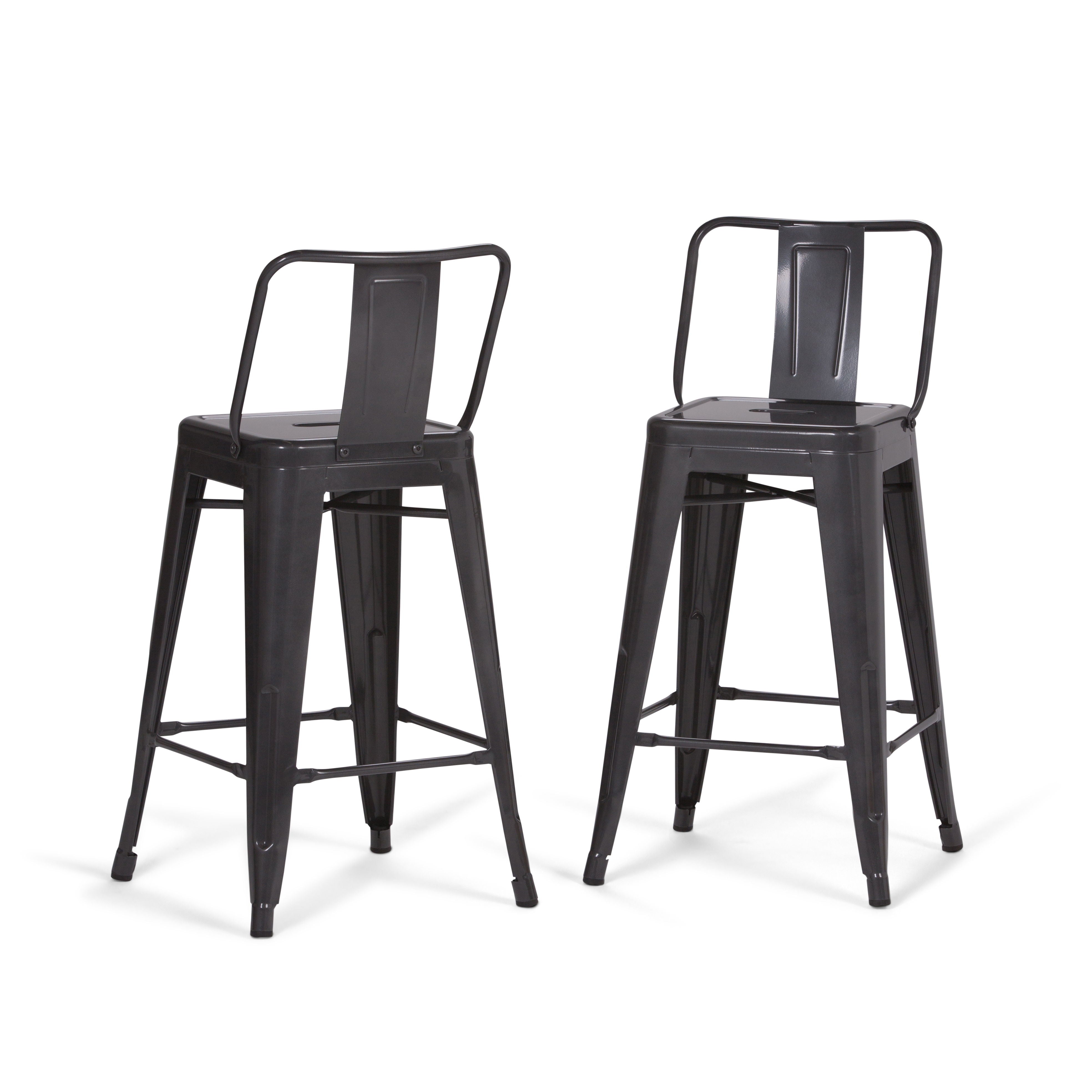 Rayne - Counter Height Stool (Set of 2) - Gray