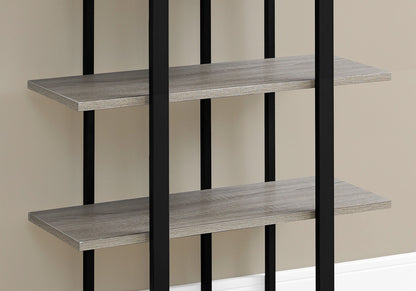 Bookshelf, Bookcase, Etagere, 4 Tier, Office, Contemporary & Modern - Taupe