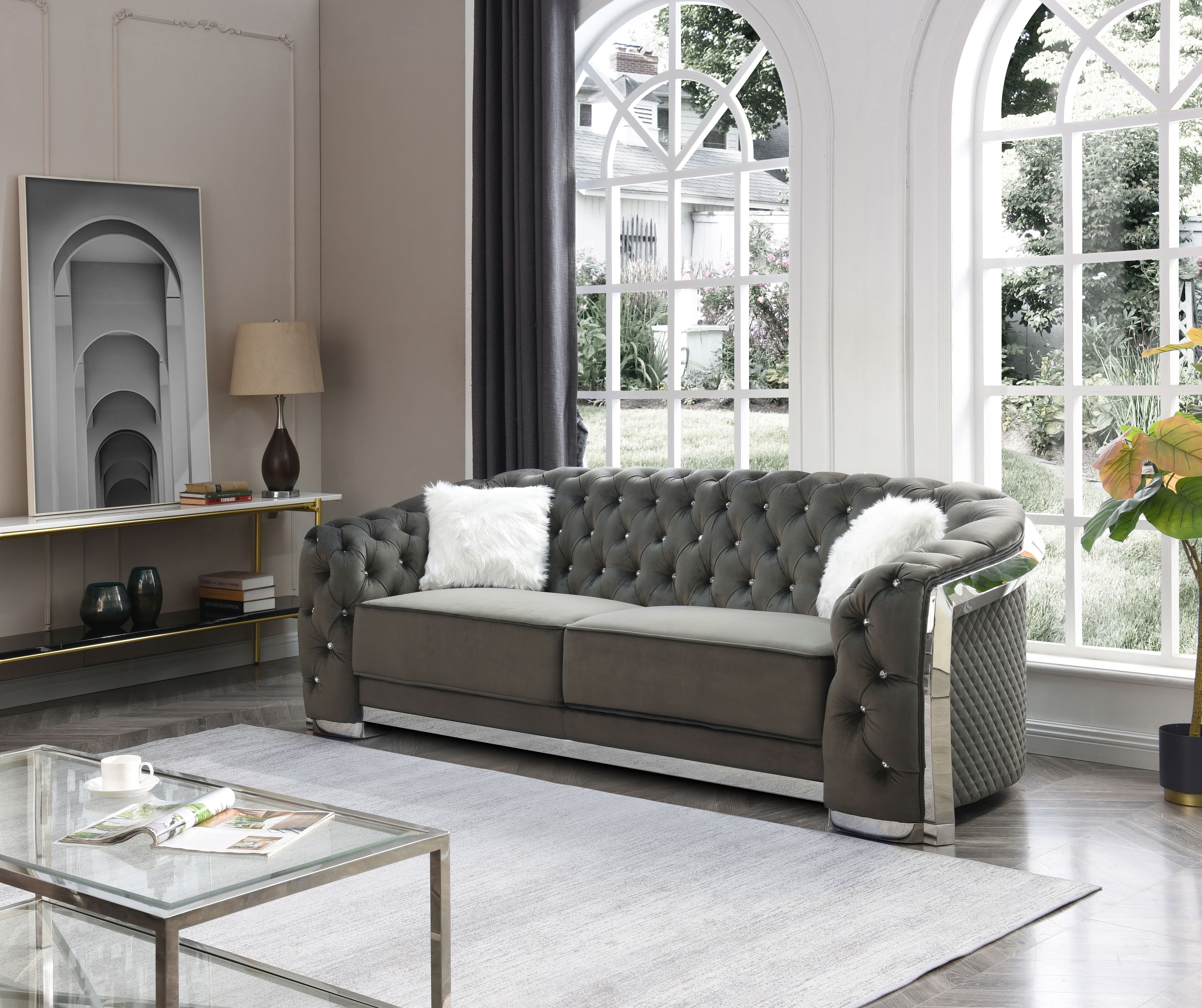 Sapphire - Sofa - Gray