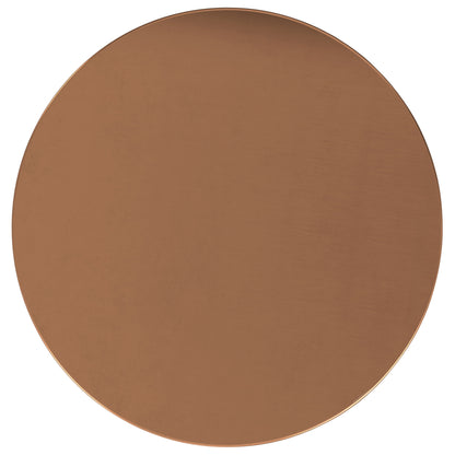 Curtis - Metal Cylinder Accent Table - Ombre Black / Copper