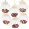 Christmas Ball Ornaments, Decorative Hanging Ball Christmas Tree Ornaments, For Holiday Decorations (Set of 6) - Multi