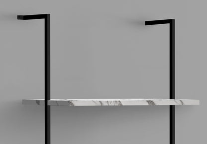Bookshelf, Bookcase, Etagere, Ladder, 5 Tier, For Office, Contemporary & Modern - White