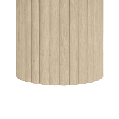 Coffee Table (Set of 2), Round Coffee Table, Modern Side Tables Accent End Table For Living Room, Apartment - Natural