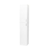 Freestanding Cabinet With Inadjustable Shelves And Two Doors For Kitchen, Dining Room - White