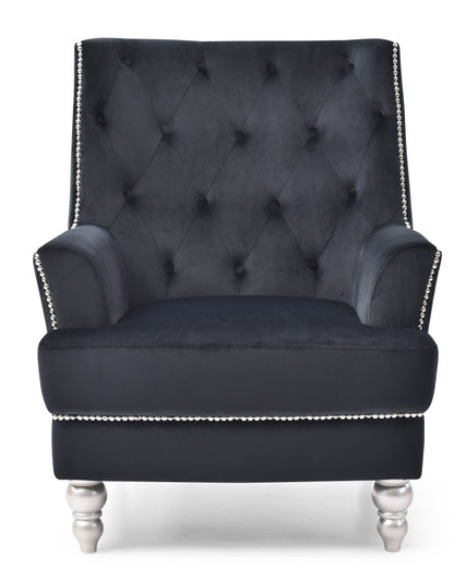 Traditional Armchair Elegant - Black
