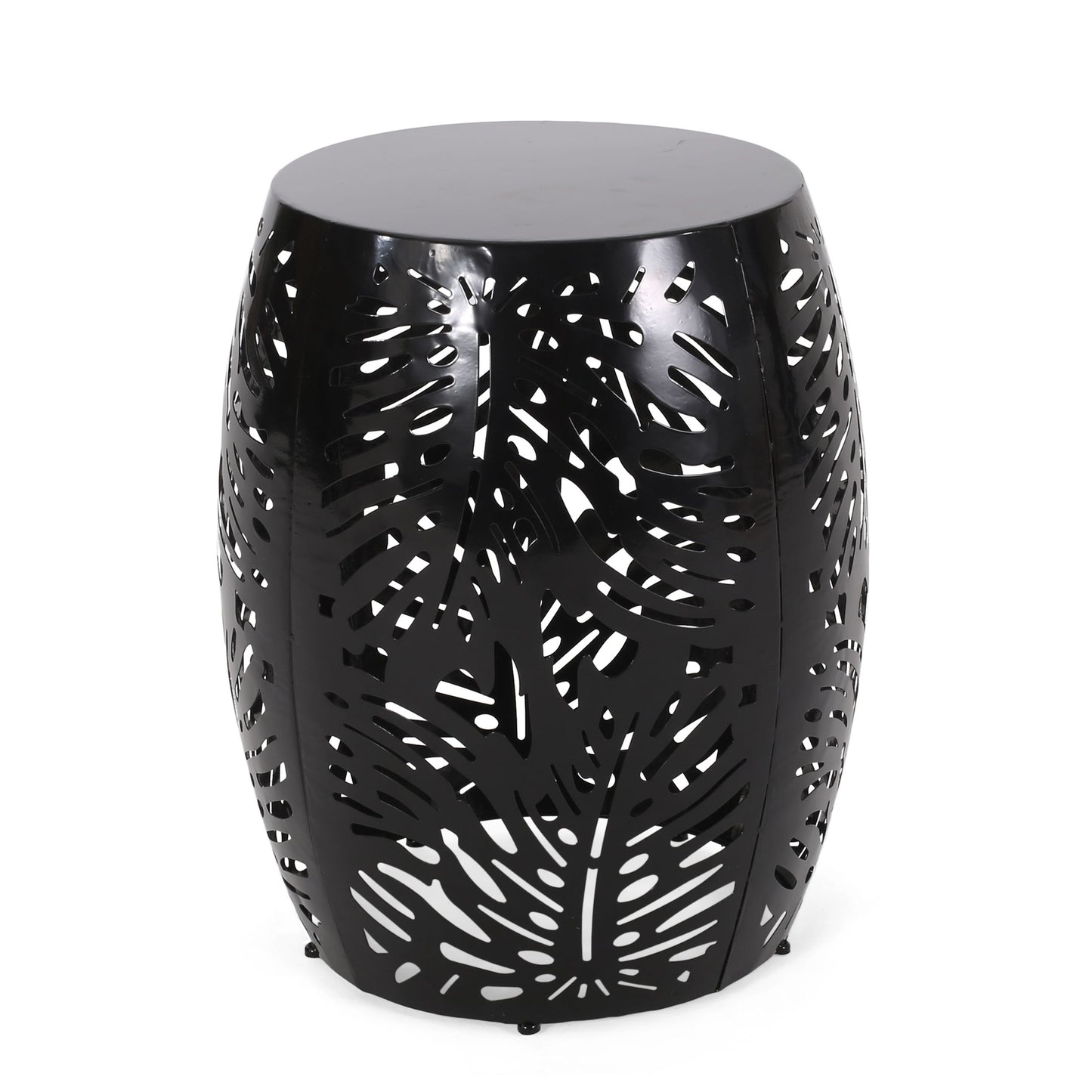 Metal, End Table Large - Black