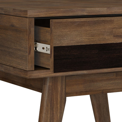 Clarkson - End Table - Rustic Natural Aged Brown