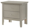 Primo - Nightstand - Silver Champagne