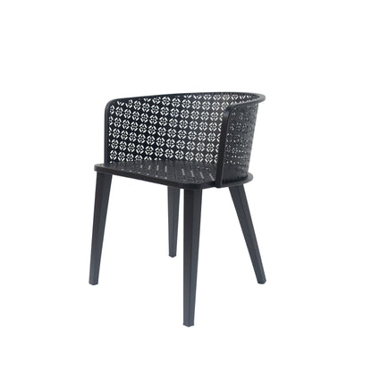 Milan - Outdoor Dining Chair (Set of 2) - Black