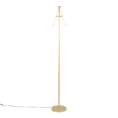 Icicle - Modern Swivel Floor Lamp - Gold