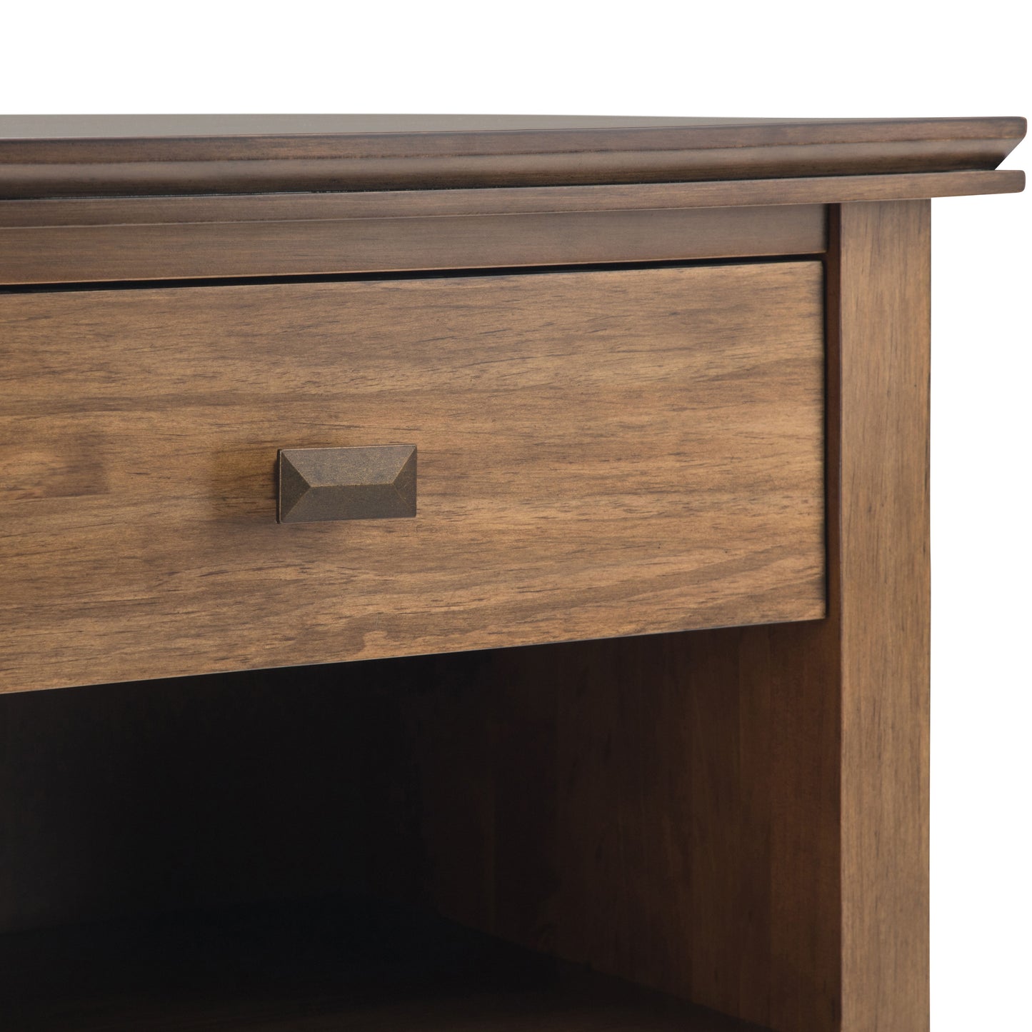 Artisan - Bedside Table - Rustic Natural Aged Brown