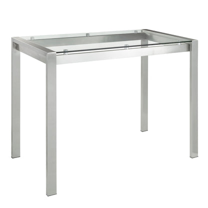 Fuji - Contemporary Counter Table - Clear