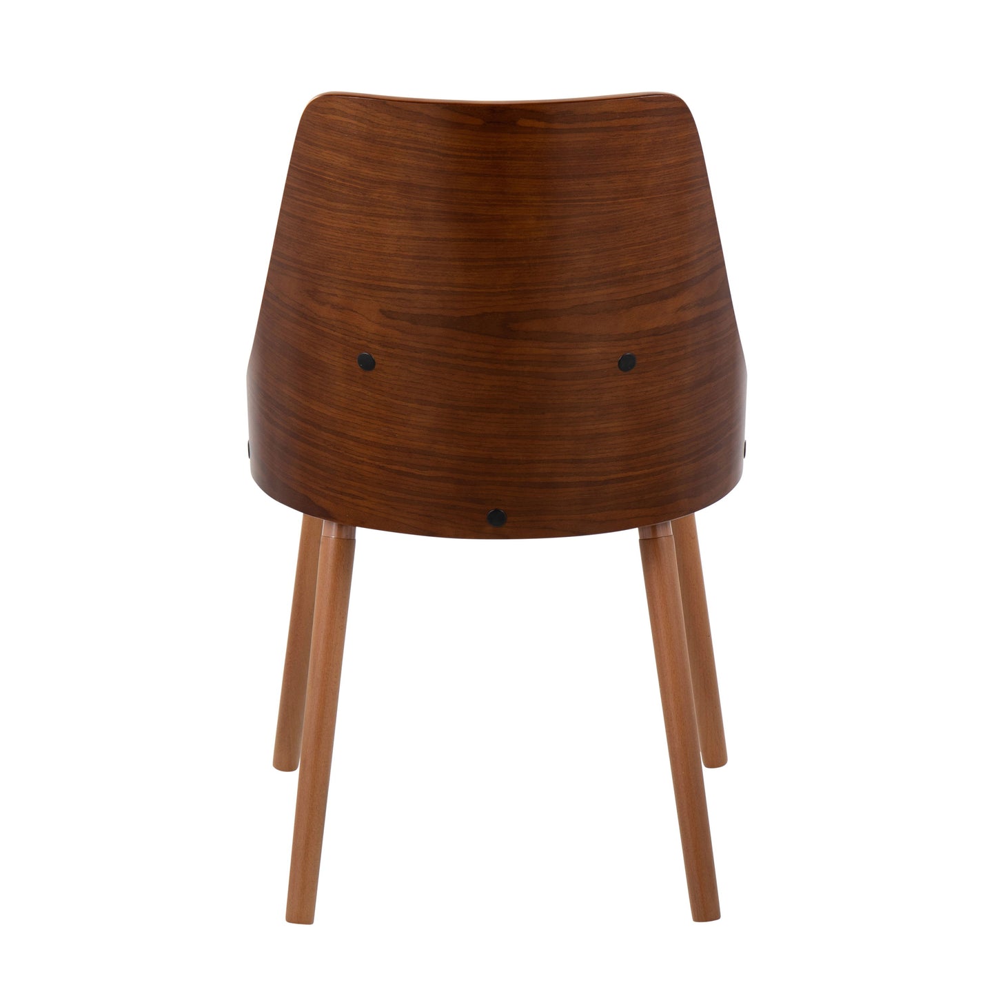Anabelle - Mid-Century Modern Chair (Set of 2) - Cream / Walnut