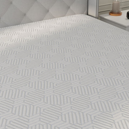 Pur Chill - 12" Twin Long Soft Mattress With Phase Change Cooling Fabric - White / Gray