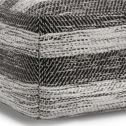 Clay - Square Pouf - Gray Melange