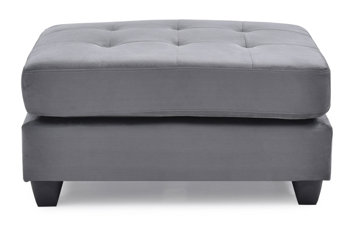 Stylish Contemporary Ottoman For Every Space - Gray