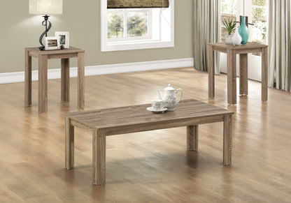 Table Set, Coffee, End, Side, Accent For Living Room Transitional (Set of 3) - Taupe
