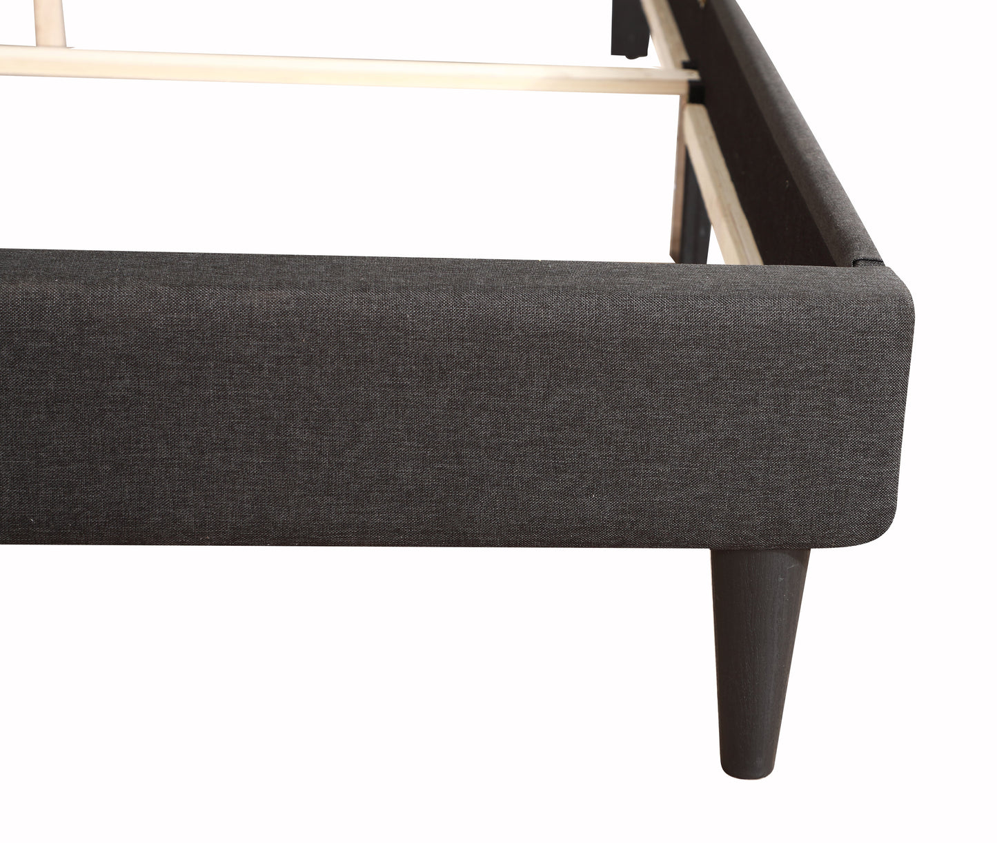Deb - Twin Bed Upholstered For Cozy Sleep - Black