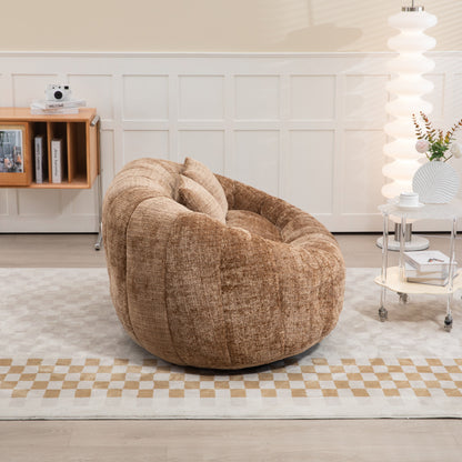 Bean Bag Sofa Lazy Sofa Durable Comfort Lounger High Back Bean Bag Chair Couch - Coffee