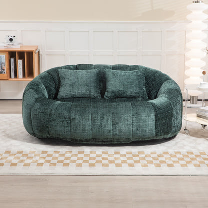 Bean Bag Sofa Lazy Sofa Durable Comfort Lounger High Back Chair For Indoor & Outdoor Use - Emerald