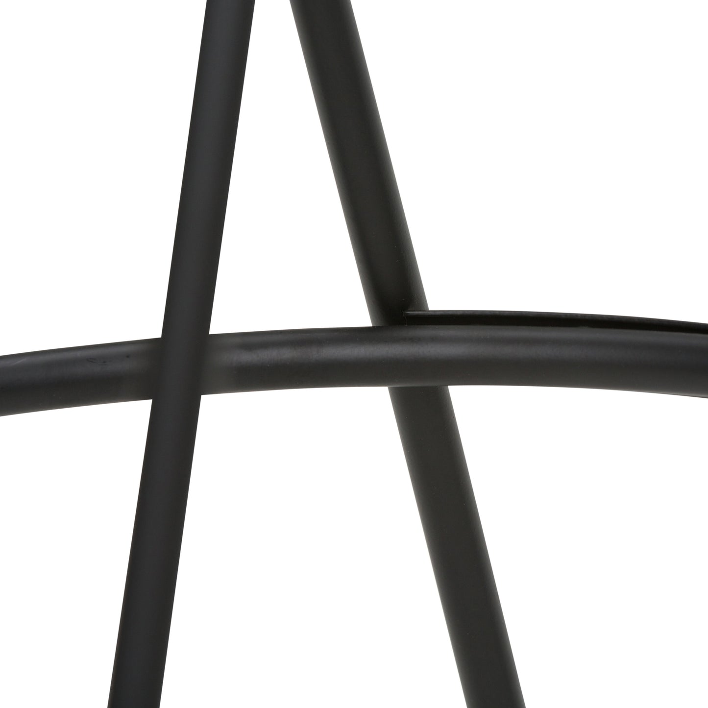 Simeon - Metal Bar Stool With Wood Seat - Cocoa Brown / Black