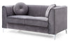 Delray - Loveseat - Gray