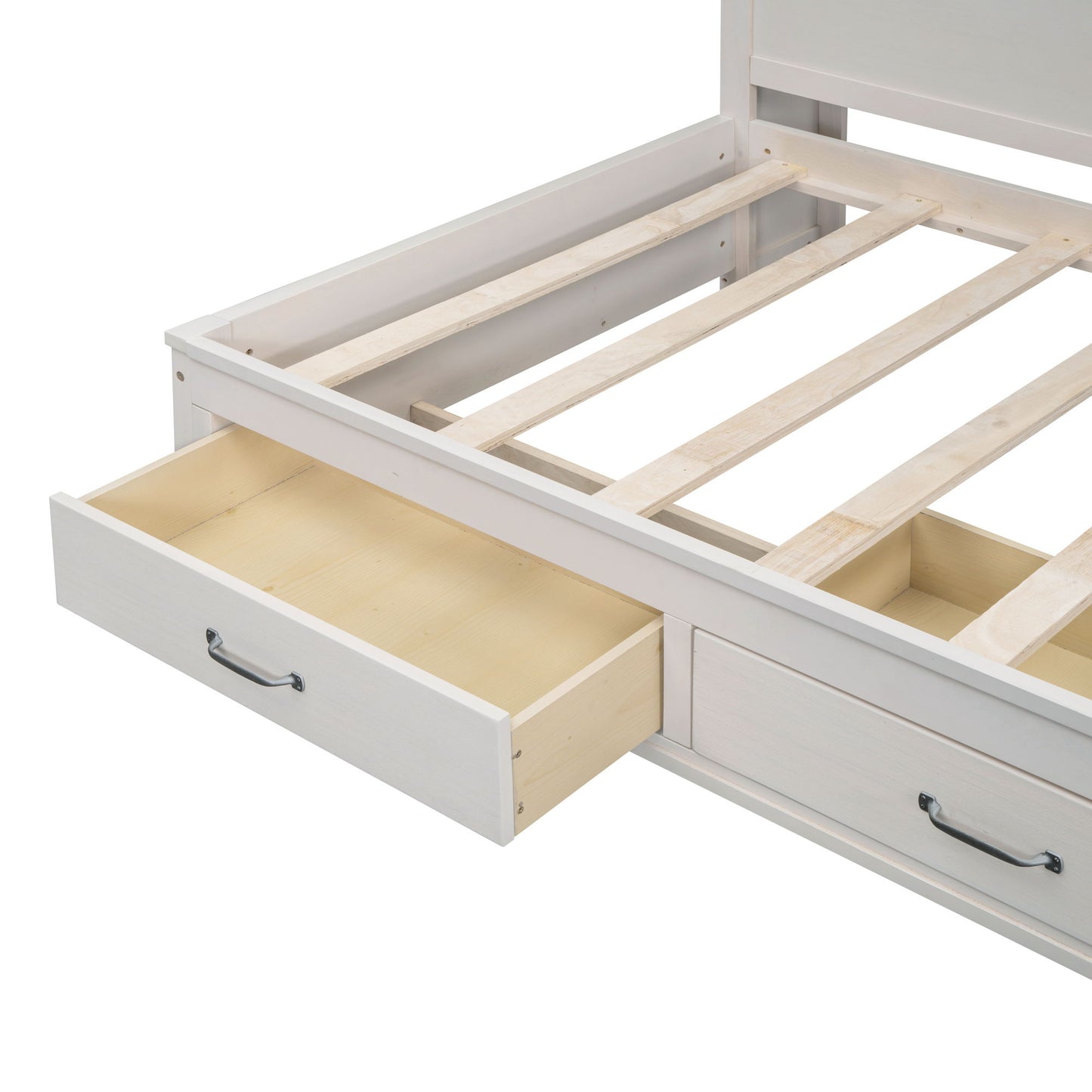 Twin Size Daybed With 3 Storage Drawers, Upper Soft Board, Shelf, And A Set Of Sockets And USB Ports - White
