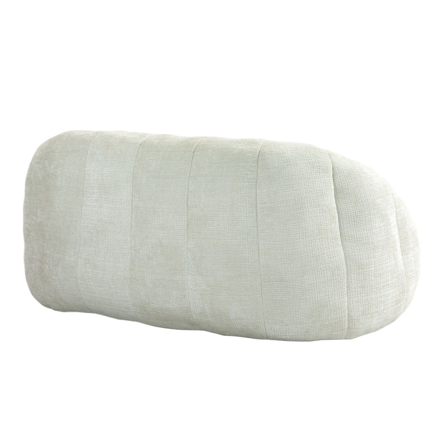 High Back Bean Bag Sofa Couch For Adults And Kids, Comfortable Lounger, Indoor & Outdoor Use - White