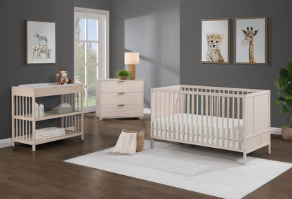 Pixie Finn - 3 In 1 Crib - Washed Natural