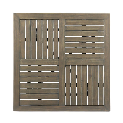 Hermosa - Stylish Outdoor Acacia Wood Table - Teak Gray