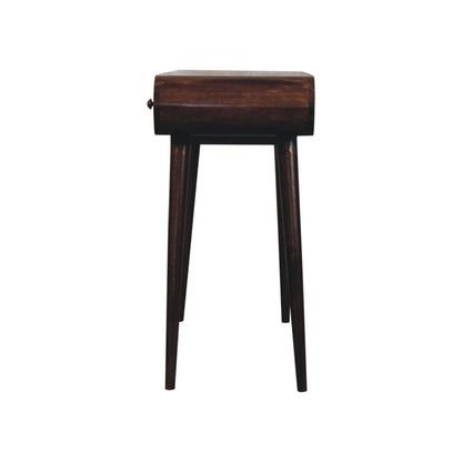 Dressing Table With Foldable Mirror - Walnut