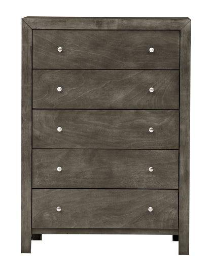 Elegant Transitional Storage Chest - Gray