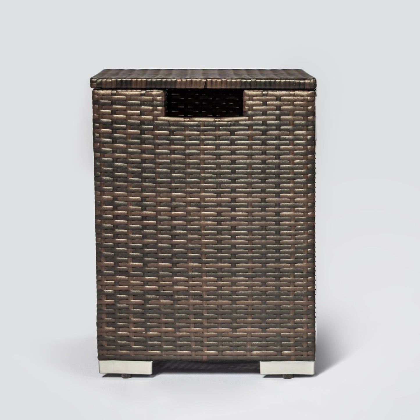 Rattan Propane Tank Cover Gas Bottle Cover Outdoor Wicker Gas Cylinder Cover - Brown