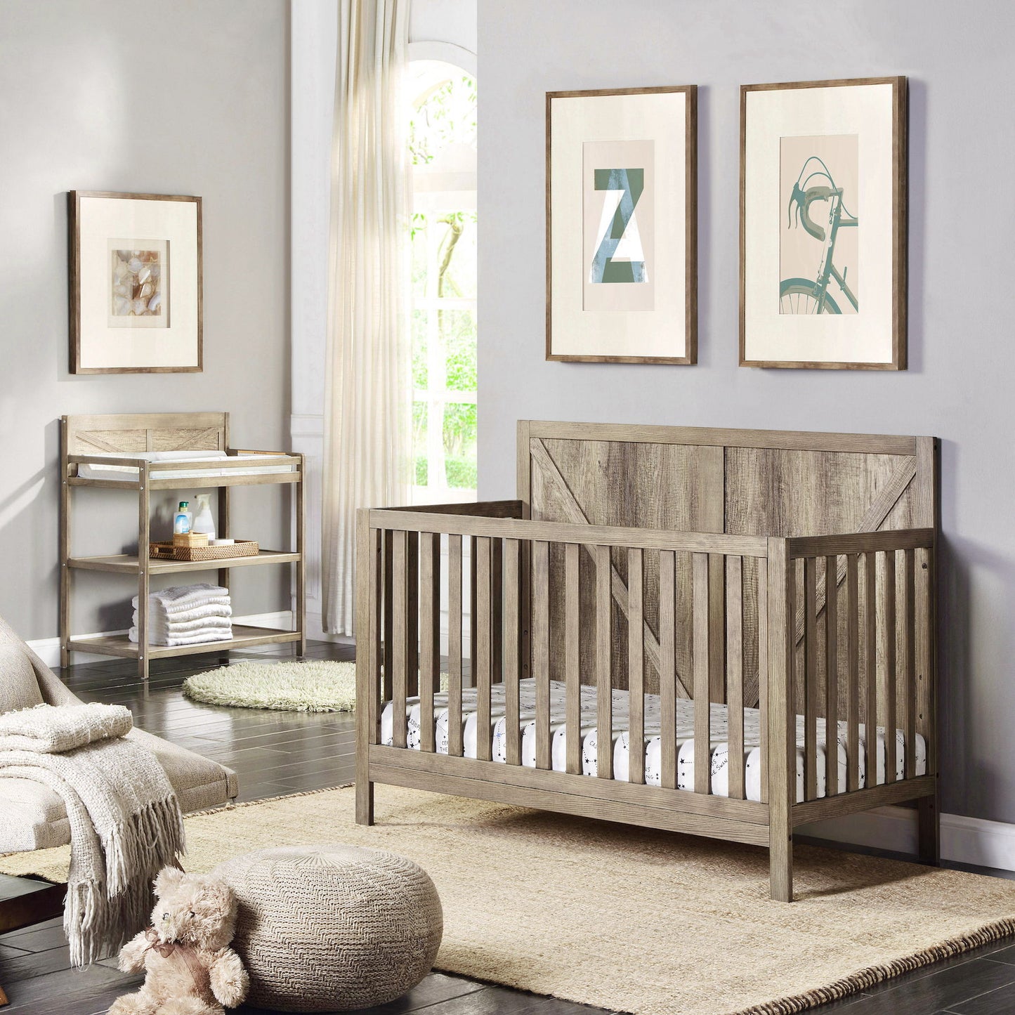 Barnside - Changing Table Vintage - Chestnut