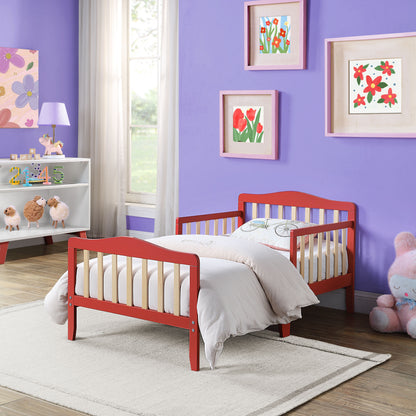 Twain - Toddler Bed - Coral/Natural