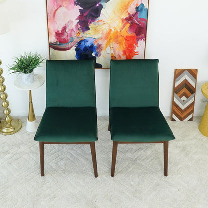 Monza - Dining Chair (Set of 2) - Dark Green