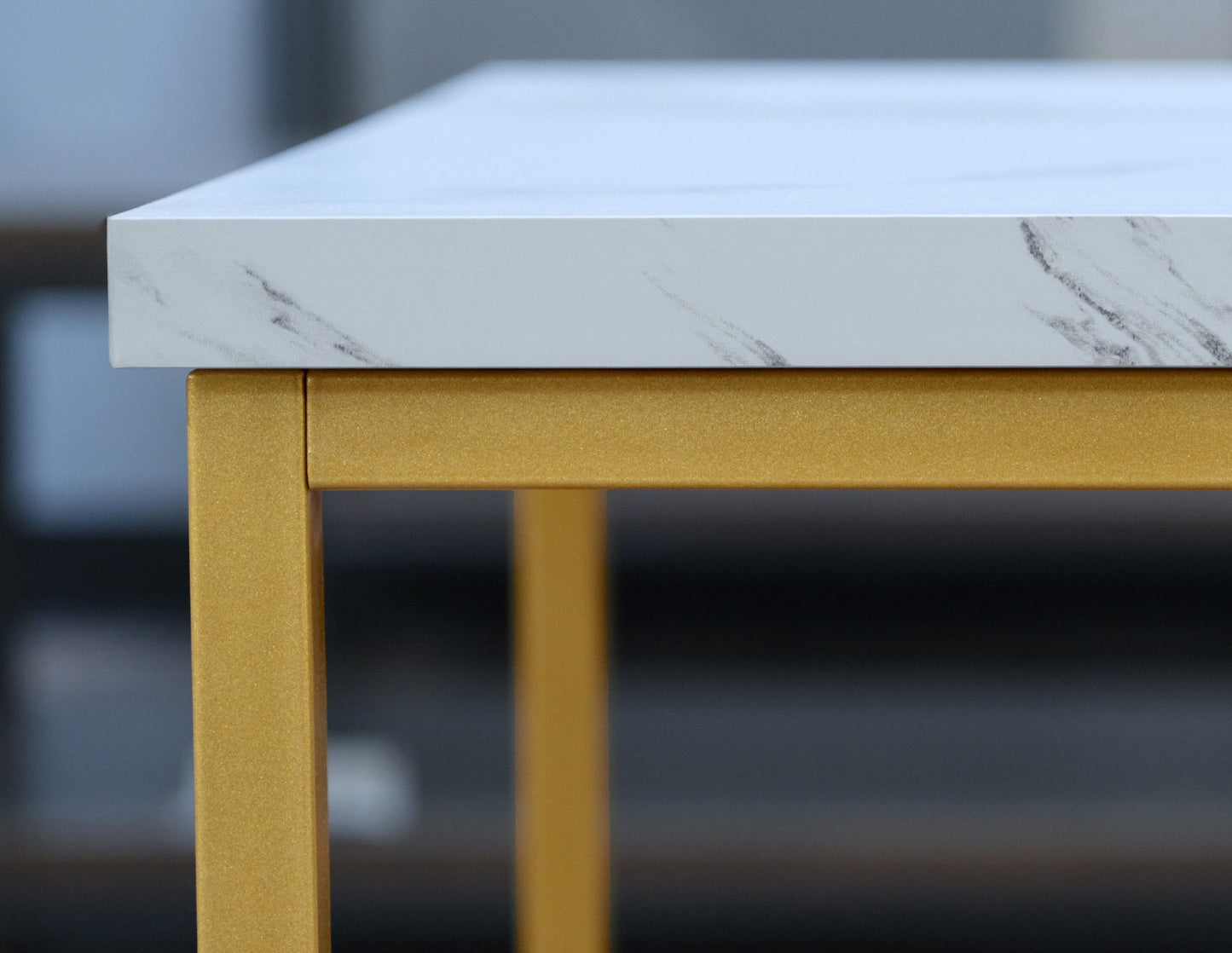 Marb - Sofa Table - White