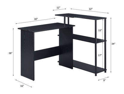 Levi - Writing Desk - Black