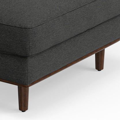 Morrison - Left Sectional Sofa - Charcoal Gray