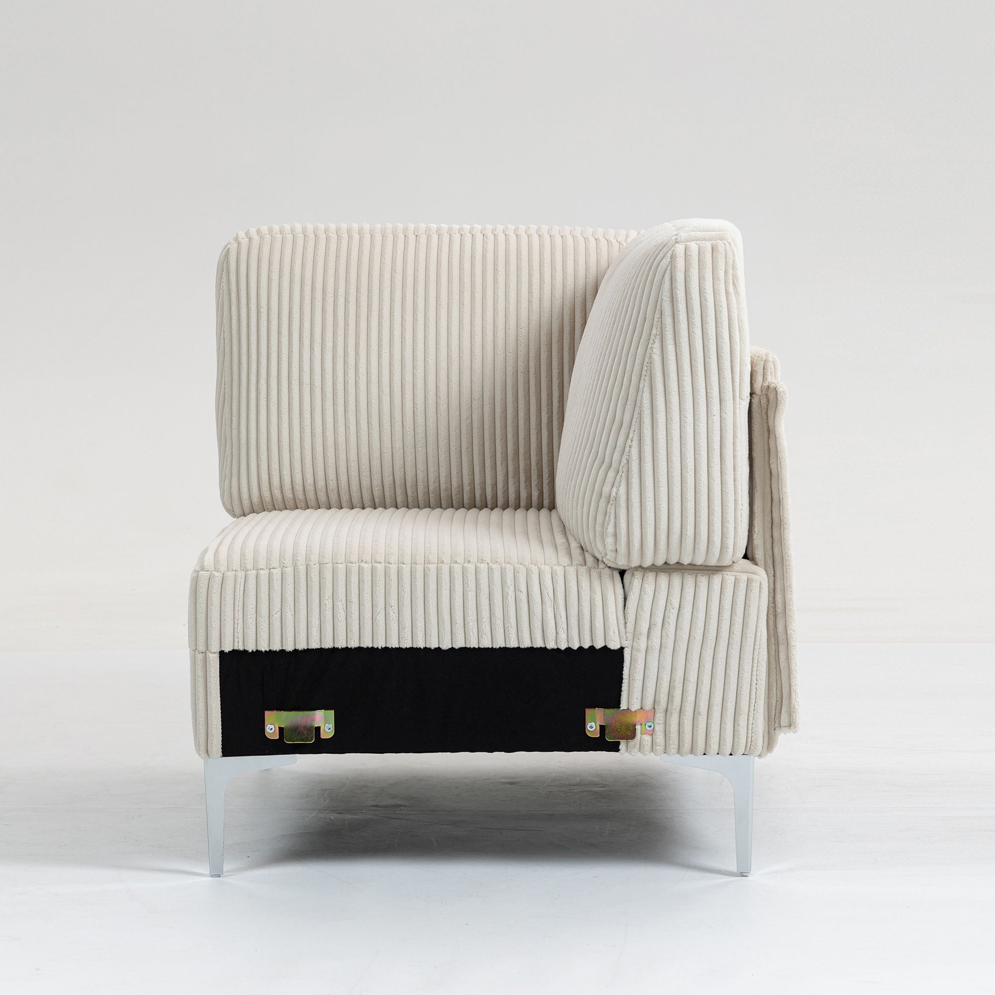 Modular Sectional Sofa Corner Seat, Middle Seat Module Couch - Beige