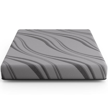 Bib Nl - 8" Eastern King Pro Gel Foam - Firm - Dark Gray
