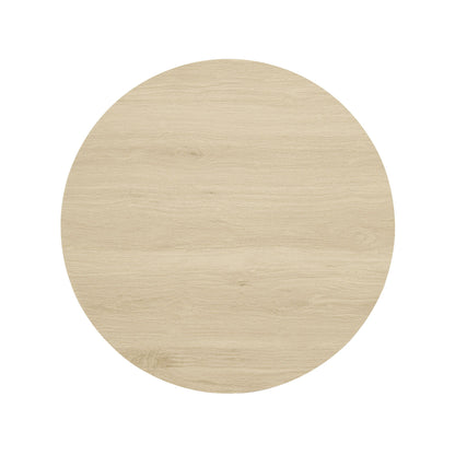 Coffee Table (Set of 2), Round Coffee Table, Modern Side Tables Accent End Table For Living Room, Apartment - Natural