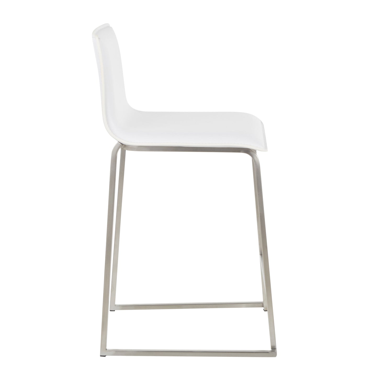 Mara - Contemporary Counter Stool (Set of 2) - White