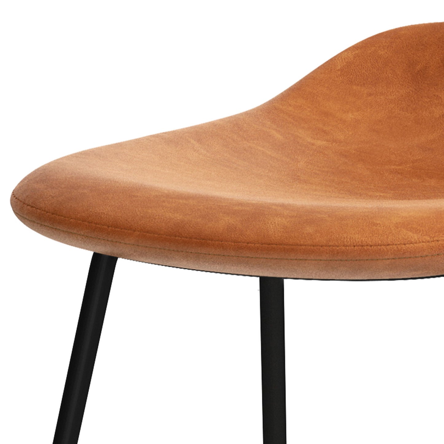 Dafney - Counter Height Stool (Set of 2) - Camel Brown