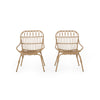 Monsoon Outdoor Accent Chair With Open Weave Design - Light Brown