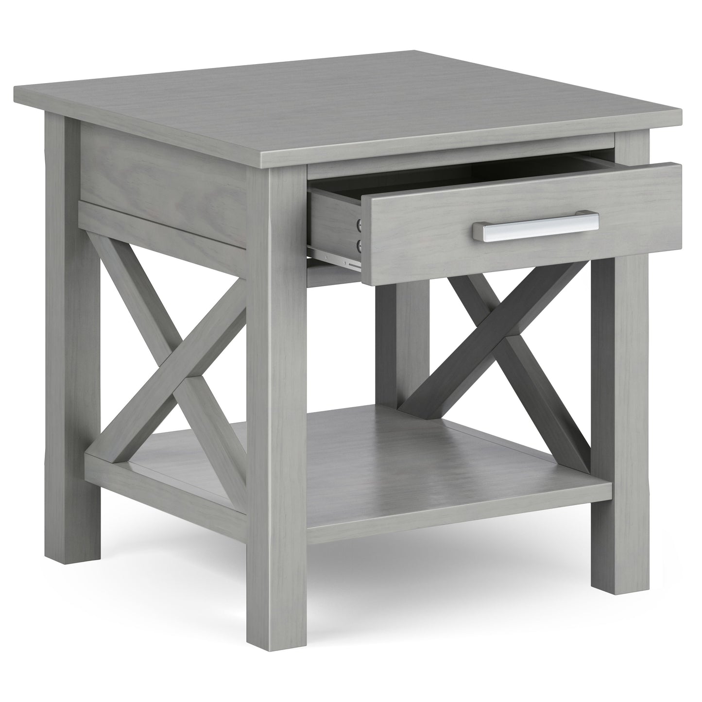 Kitchener - End Table - Fog Gray