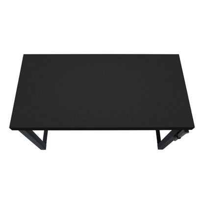 Computer Desk, Home Office, Standing, Adjustable, Laptop, Contemporary - Black