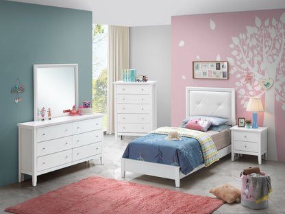 Primo - Twin Bed - White